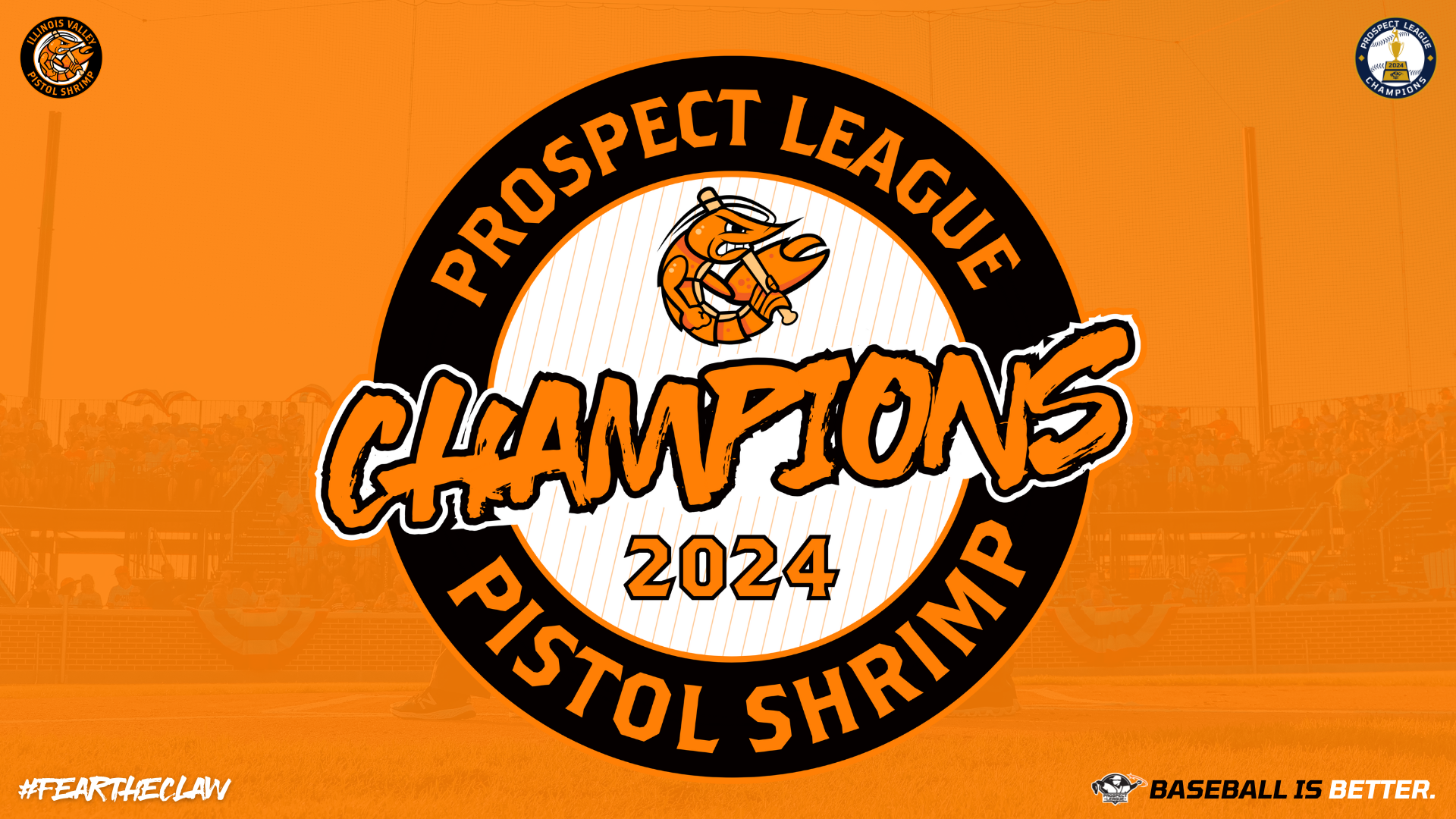 The Pistol Shrimp are 2024 Prospect League Champions!