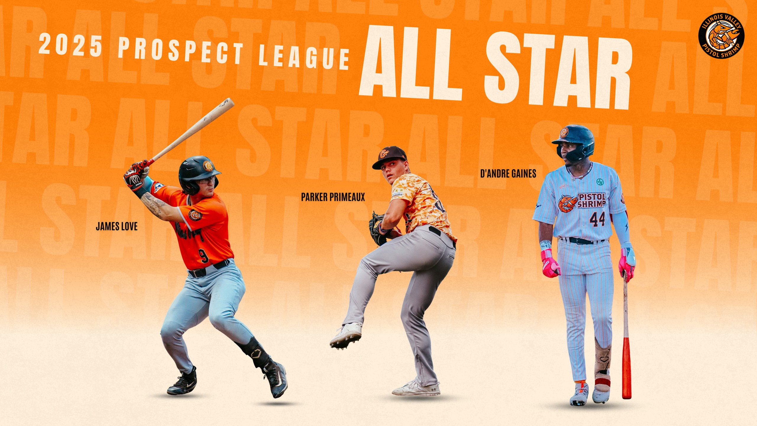 Three Pistol Shrimp Named Prospect League All-Stars, Primeaux Named Fireman of the Year