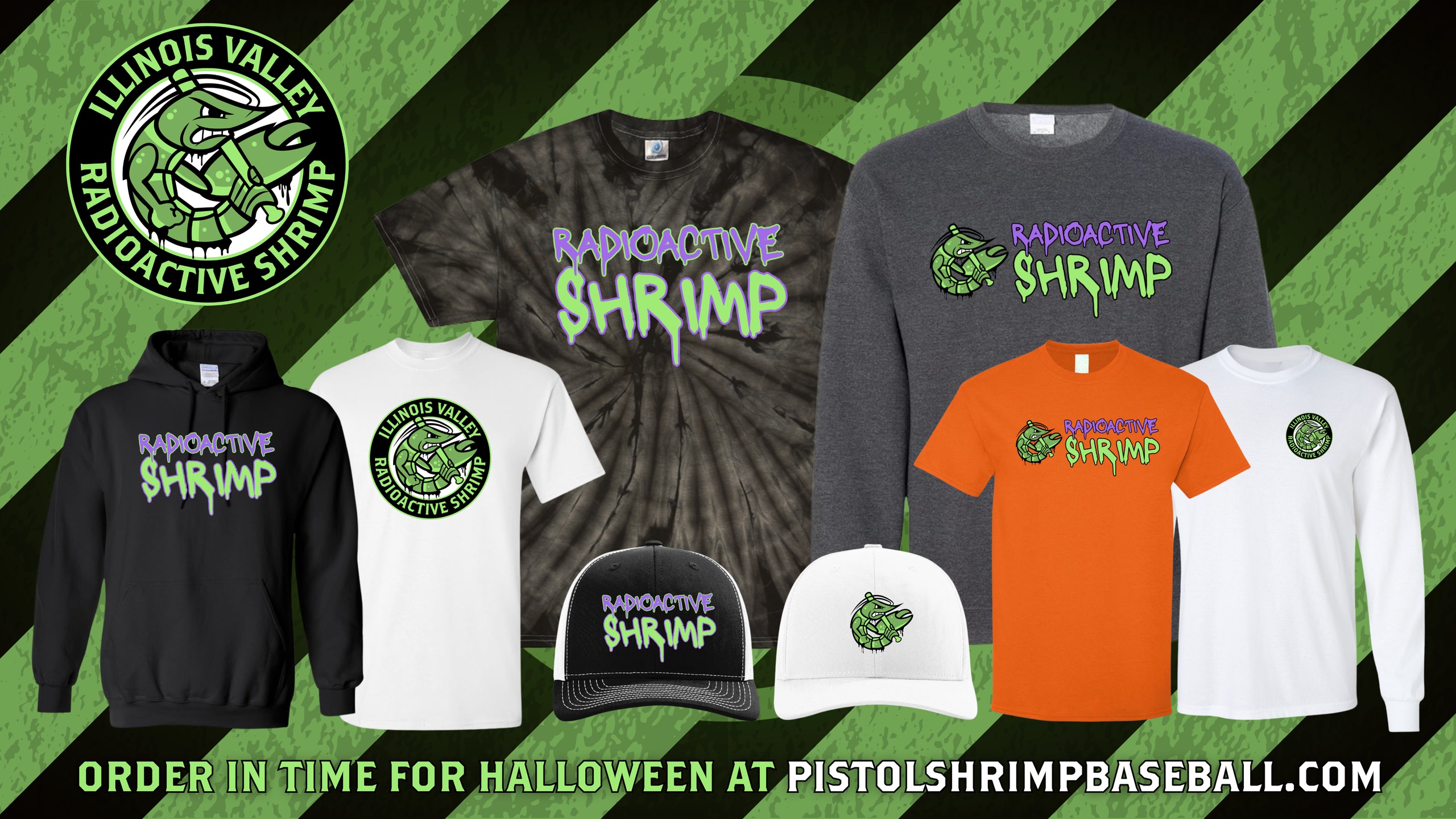 Shop the Radioactive Shrimp Collection in Time for Halloween!