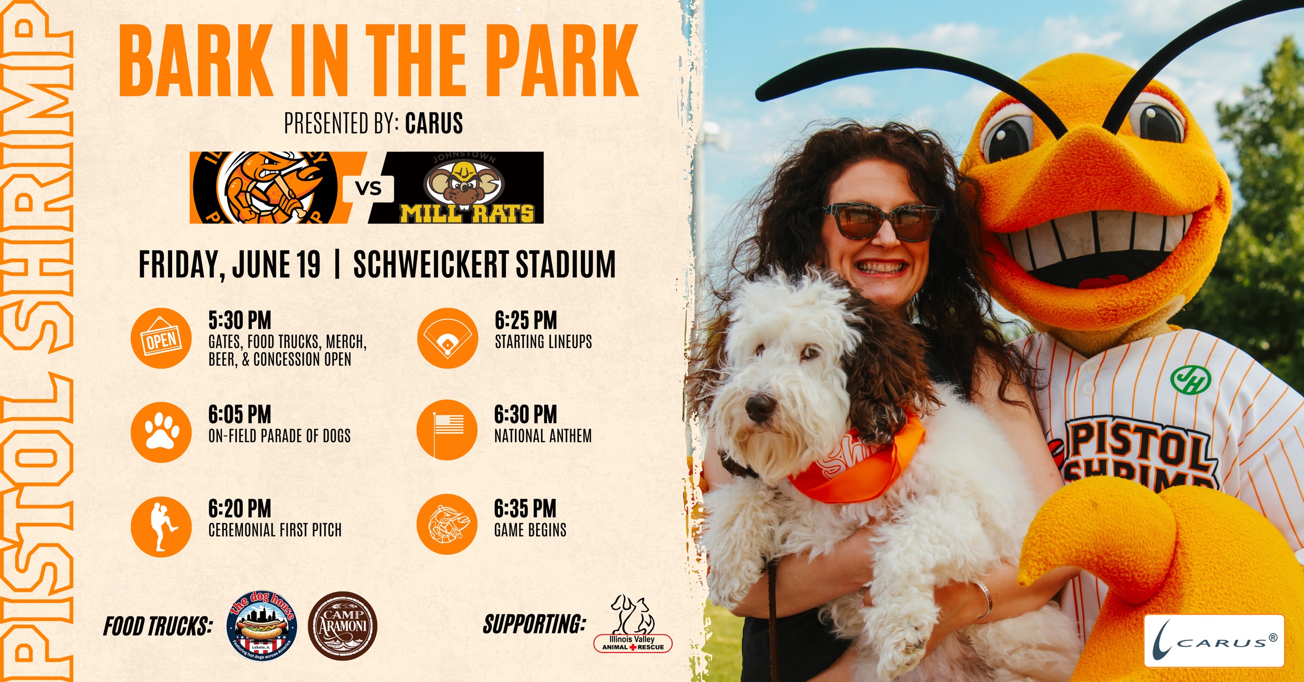 Bring Your Dog to Schweickert Stadium for Bark in the Park!
