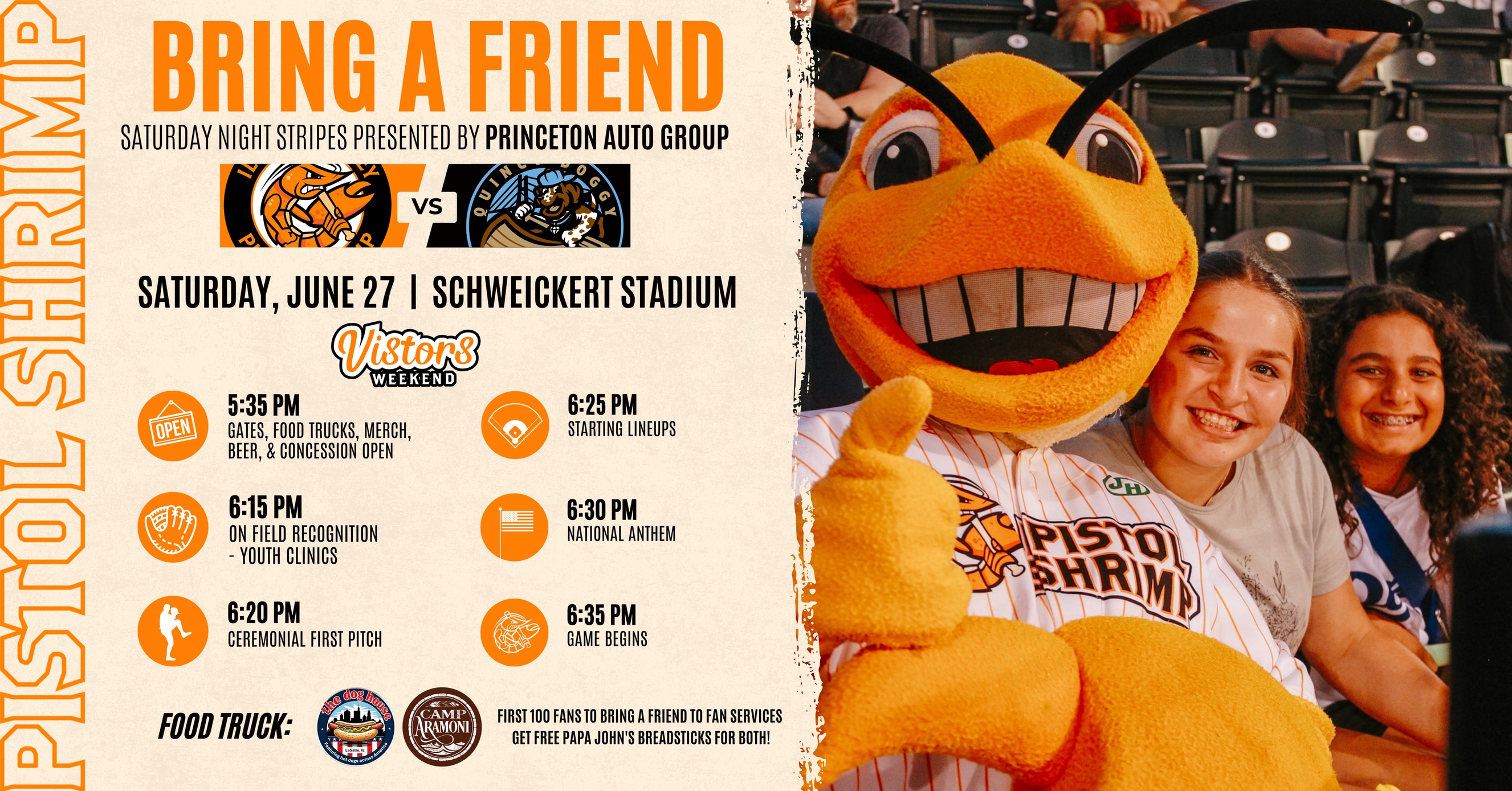 Bring a Friend to Schweickert Stadium!