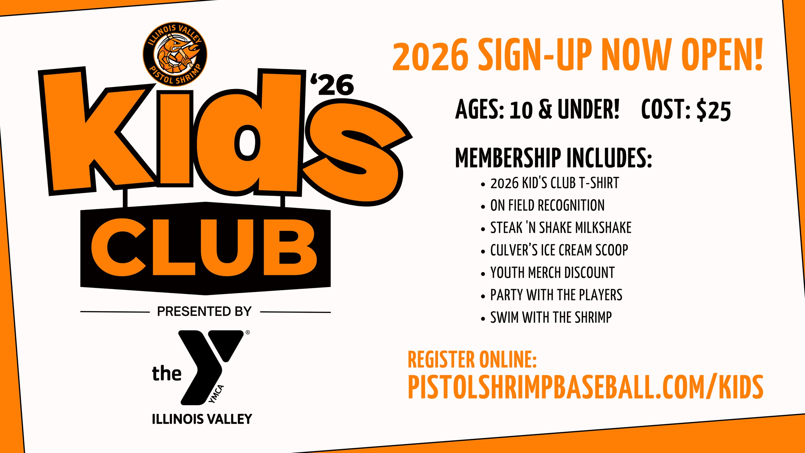 2026 Kids Club Sign-Up Now Open!