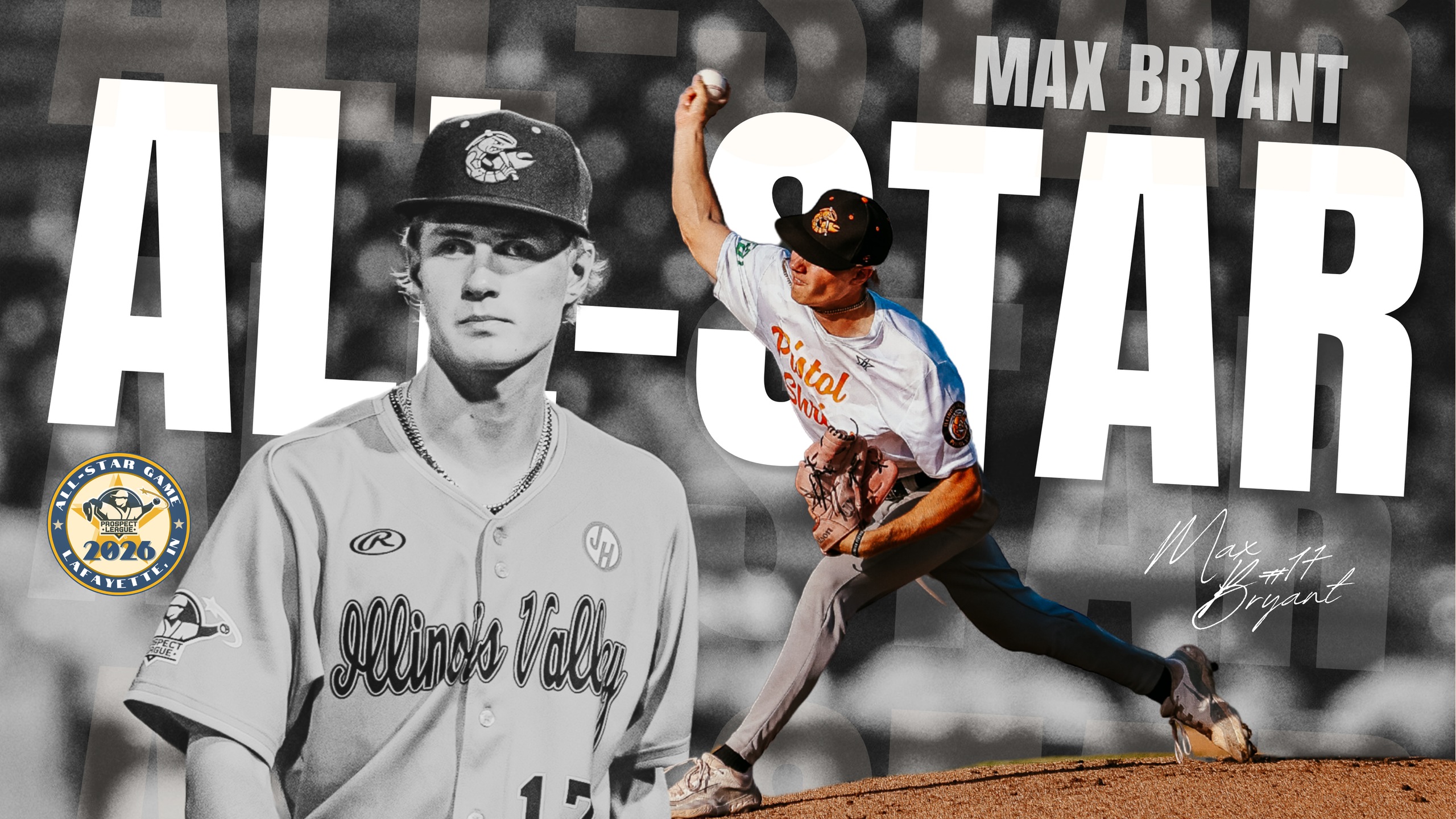 Max Bryant to represent Pistol Shrimp at 2026 Prospect League All-Star Game